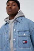 Джинсова сорочка Tommy Jeans чоловіча relaxed класичний комір колір блакитний (3420090)