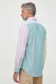 Бавовняна сорочка Polo Ralph Lauren чоловіча regular комір button-down колір барвистий (3617585)