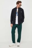 Бавовняна сорочка Polo Ralph Lauren чоловіча колір чорний regular комір button-down (3590986)