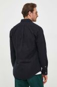 Бавовняна сорочка Polo Ralph Lauren чоловіча колір чорний regular комір button-down (3590986)