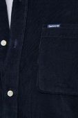 Бавовняна сорочка Barbour чоловіча колір синій regular комір button-down