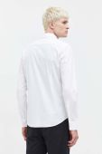Сорочка HUGO чоловіча колір білий slim класичний комір (3644797)