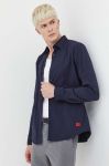 Сорочка HUGO чоловіча колір синій slim класичний комір (3644802)