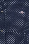Бавовняна сорочка Gant чоловіча колір синій regular комір button-down (3621649)