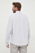 Бавовняна сорочка Desigual чоловіча колір білий regular класичний комір (3597729)