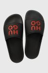Шльопанці HUGO Match It жіночі колір чорний 50499320