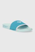 Шльопанці Roxy x Lisa Ansersen жіночі колір блакитний