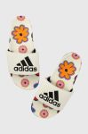 Шльопанці adidas жіночі колір білий