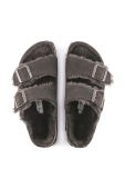 Замшеві шльопанці Birkenstock Arizona жіночі колір коричневий 1020528
