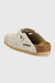 Вовняні тапки Birkenstock Boston WZ колір бежевий 1023143