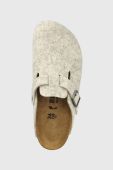 Вовняні тапки Birkenstock Boston WZ колір бежевий 1023143