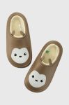 Дитячі тапочки United Colors of Benetton колір бежевий (3650646)