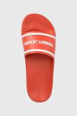 Шльопанці Tommy Jeans TJM POOL SLIDE чоловічі колір помаранчевий EM0EM01229