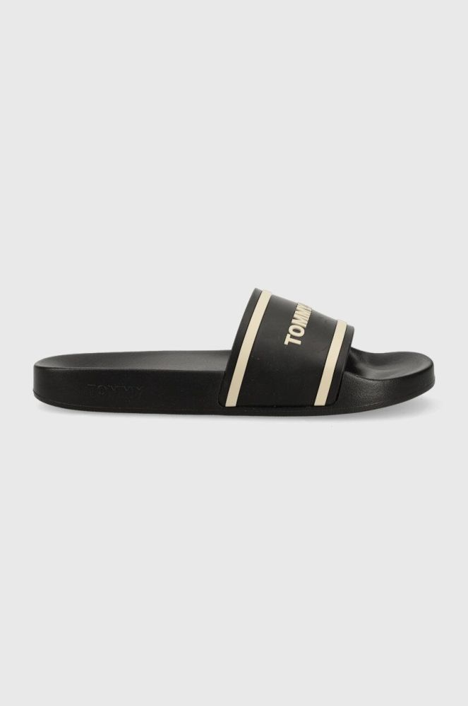 Шльопанці Tommy Jeans TJM POOL SLIDE чоловічі колір чорний EM0EM01229