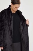Пальто Bruuns Bazaar жіноче колір чорний перехідне