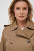 Тренч Lauren Ralph Lauren жіночий колір бежевий перехідний двобортний