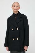 Вовняне пальто Pinko колір чорний перехідний (3571230)