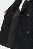 Вовняне пальто Pinko колір чорний перехідний двобортний (3437705)