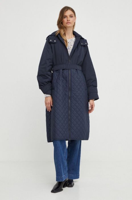 Куртка Weekend Max Mara жіноча колір синій перехідна oversize