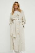 Плащ By Malene Birger Alanise колір бежевий перехідний oversize