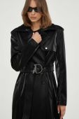 Пальто Patrizia Pepe жіночий колір чорний перехідний (3424284)