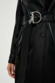Пальто Patrizia Pepe жіночий колір чорний перехідний (3424284)