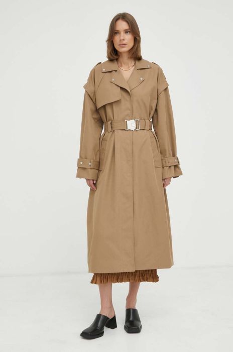 Пальто 2NDDAY жіночий колір бежевий перехідний (3347191)