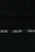 Кардиган з домішкою вовни Liu Jo колір чорний легкий