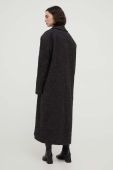 Вовняне пальто Herskind колір сірий перехідний oversize (3634686)