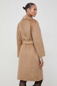 Пальто Guess жіночий колір бежевий перехідний (3597745)