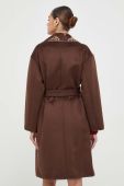 Пальто Guess жіночий колір коричневий перехідний (3597750)