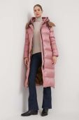 Пухова куртка Deha жіноча колір рожевий зимова (3629536)