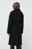 Пальто Boss Orange BOSS ORANGE жіноче колір чорний перехідне (3491009)