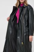 Пальто Pinko жіночий колір чорний перехідний oversize