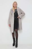 Пальто Marciano Guess жіночий колір сірий перехідний (3683673)