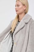 Пальто Marciano Guess жіночий колір сірий перехідний (3683673)