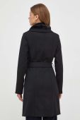 Пальто з домішкою вовни Marciano Guess колір чорний перехідний