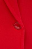 Вовняне пальто Patrizia Pepe колір червоний перехідний двобортний (3533345)