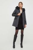 Вовняне пальто Morgan колір сірий перехідний (3675843)