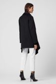 Пальто AllSaints MONUMENT EVE COAT жіноче колір чорний перехідне