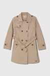 Дитячий тренч Guess колір бежевий