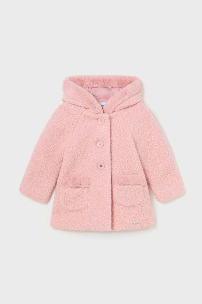 Пальто для малюків Mayoral колір рожевий (3429441)