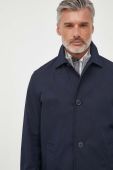 Пальто United Colors of Benetton чоловічий колір синій перехідний oversize
