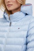 Куртка Tommy Hilfiger жіноча перехідна колір блакитний (3417584)
