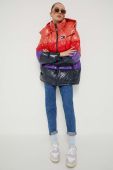 Пухова куртка Tommy Jeans жіноча зимова колір барвистий (3376660)
