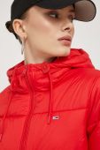 Куртка Tommy Jeans жіноча колір червоний зимова (3374877)