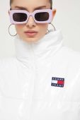 Куртка Tommy Jeans жіноча колір білий зимова oversize (3369602)