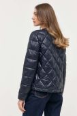 Куртка BOSS жіноча колір синій перехідна