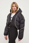 Куртка Pinko жіноча колір чорний зимова oversize (3441971)