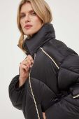 Куртка Pinko жіноча колір чорний зимова oversize (3441971)